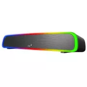 GENIUS reproduktory USB SoundBar 200BT/ Bluetooth/ 3, 5" jack/ 4W/ RGB/ černá
