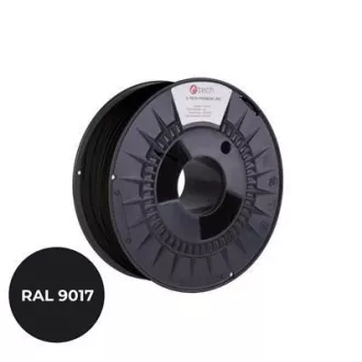 C-TECH Tisková struna (filament) PREMIUM LINE, PA6, dopravní černá, RAL9017, 1, 75mm, 1kg