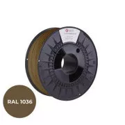 C-TECH Tisková struna (filament) PREMIUM LINE, PLA, perleťová zlatá, RAL1036, 1, 75mm, 1kg