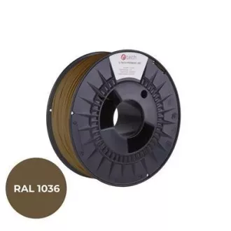 C-TECH Tisková struna (filament) PREMIUM LINE, PLA, perleťová zlatá, RAL1036, 1, 75mm, 1kg