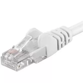 PremiumCord Patch kabel UTP RJ45-RJ45 CAT6 1m bílá PremiumCord Patch kabel UTP RJ45-RJ45 CAT6 1m bílá