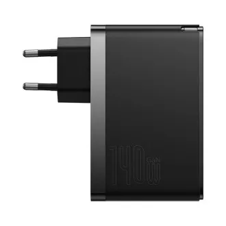 Baseus GaN5 Pro rychlonabíjecí adaptér 2x USB-C + USB-A 140W černá