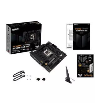 ASUS MB Sc AM5 TUF GAMING B650M-PLUS WIFI, AMD B650, 4xDDR5, 1xDP, 1xHDMI, WI-FI, mATX