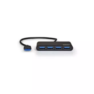 PORT HUB USB-A, 4x USB-A 3.0, černá PORT HUB USB-A, 4x USB-A 3.0, černá
