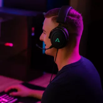 LAMAX Heroes General1 - náhlavní sluchátka - černá