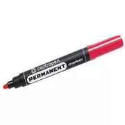 Značkovač Centropen 8566 permanent červený válcový hrot 2,5mm