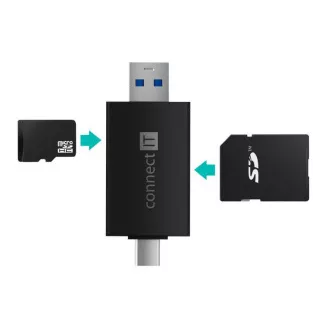 CONNECT IT čtečka karet USB-C/USB-A