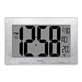 Hodiny TechnoLine WS 8019, stříbrné Hodiny TechnoLine WS 8019, stříbrné