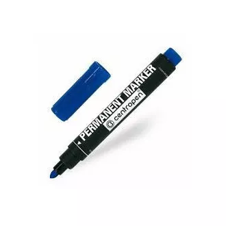 Značkovač Centropen 8566 permanent modrý válcový hrot 2,5mm Značkovač Centropen 8566 permanent modrý válcový hrot 2,5mm