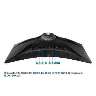 SAMSUNG MT LED LCD Gaming Smart Monitor 32" Odyssey G65B - prohnutý, VA, 2560x1440, 1ms, 240Hz, Wifi, BT, Pivot