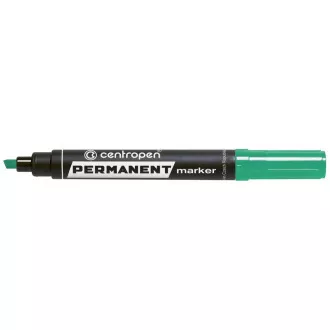 Značkovač Centropen 8576 permanent zelený klínový hrot 1-4,6mm Značkovač Centropen 8576 permanent zelený klínový hrot 1-4,6mm
