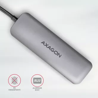 AXAGON HMC-HCR3A, USB 3.2 Gen 1 hub, porty 3x USB-A, HDMI 4k/30Hz, SD/microSD, kabel USB-C 20cm AXAGON HMC-HCR3A, USB 3.2 Gen 1 hub, porty 3x USB-A, HDMI 4k/30Hz, SD/microSD, kabel USB-C 20cm
