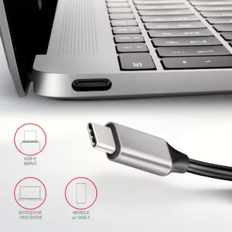 AXAGON HMC-6H4A, USB 3.2 Gen 1 hub, porty 4x USB-A, HDMI 4k/30Hz, PD 100W, kabel USB-C 20cm AXAGON HMC-6H4A, USB 3.2 Gen 1 hub, porty 4x USB-A, HDMI 4k/30Hz, PD 100W, kabel USB-C 20cm