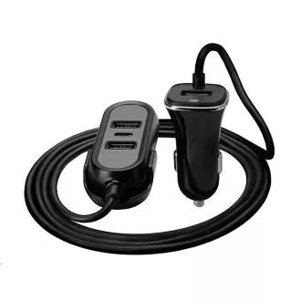 TRACER nabíječka do auta 12-24V Multicharge 3xUSB 7, 2A + PD 18W TRACER nabíječka do auta 12-24V Multicharge 3xUSB 7, 2A + PD 18W
