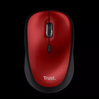 TRUST myš Yvi+ Wireless Mouse Eco Red, červená TRUST myš Yvi+ Wireless Mouse Eco Red, červená