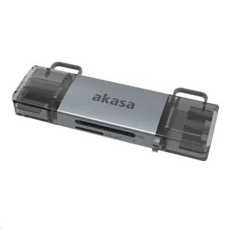 AKASA čtečka karet AK-CR-12, externí, 2-In-1 USB 3.2 AKASA čtečka karet AK-CR-12, externí, 2-In-1 USB 3.2