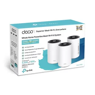 TP-Link Deco PX50(3-pack) WiFi6 Powerline Mesh (AX3000, 2, 4GHz/5GHz, 3xGbELAN/WAN) TP-Link Deco PX50(3-pack) WiFi6 Powerline Mesh (AX3000, 2, 4GHz/5GHz, 3xGbELAN/WAN)