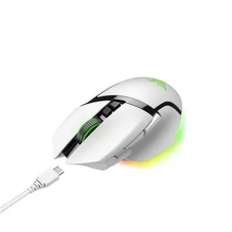 RAZER myš Basilisk V3 Pro, RGB, Bluetooth, optická, bílá RAZER myš Basilisk V3 Pro, RGB, Bluetooth, optická, bílá