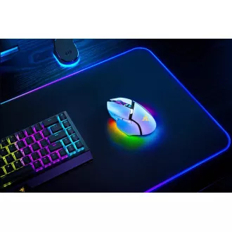 RAZER myš Basilisk V3 Pro, RGB, Bluetooth, optická, bílá RAZER myš Basilisk V3 Pro, RGB, Bluetooth, optická, bílá