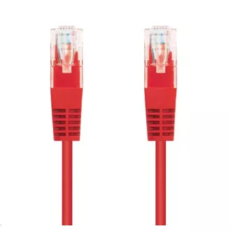 C-TECH kabel patchcord Cat5e, UTP, červený, 0, 5m C-TECH kabel patchcord Cat5e, UTP, červený, 0, 5m