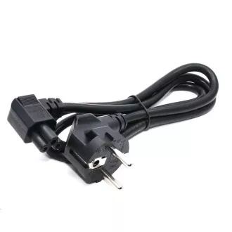 C-TECH kabel síťový VDE 220/230V napájecí notebook 3 pin Schuko, lomený, 1, 8m