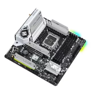 ASRock MB Sc LGA1700 B760M STEEL LEGEND WIFI, Intel B760, 4xDDR5, 1xDP, 1xHDMI, WI-FI, mATX