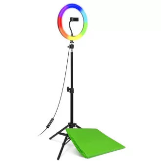 CONNECT IT Streaming Box Selfie10Ring kruhové 10" RGB LED světlo CONNECT IT Streaming Box Selfie10Ring kruhové 10" RGB LED světlo