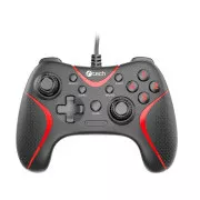 C-TECH gamepad Theon pro PC/PS3, 2 programovatelná makro tlačítka, 2x analog, X-input, vibrační, 1, 8m kab