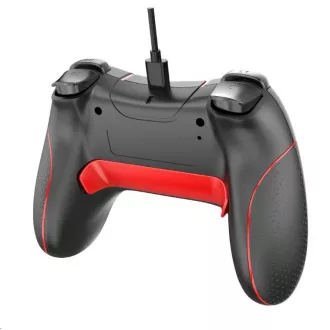 C-TECH gamepad Theon pro PC/PS3, 2 programovatelná makro tlačítka, 2x analog, X-input, vibrační, 1, 8m kab C-TECH gamepad Theon pro PC/PS3, 2 programovatelná makro tlačítka, 2x analog, X-input, vibrační, 1, 8m kab