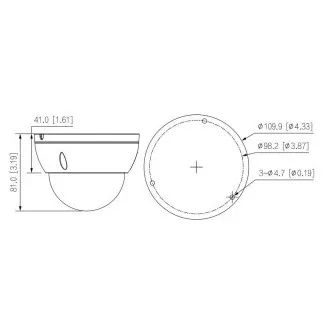 Dahua IPC-HDBW2441E-S-0280B, IP kamera, 4Mpx, 1/2.9" CMOS, objektiv 2, 8 mm, IR<30, IP67, IK10 - Použité Dahua IPC-HDBW2441E-S-0280B, IP kamera, 4Mpx, 1/2.9" CMOS, objektiv 2, 8 mm, IR<30, IP67, IK10 - Použité