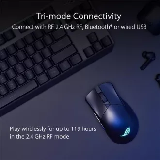 ASUS myš ROG GLADIUS III Wireless Aimpoint Black, RGB, Bluetooth ASUS myš ROG GLADIUS III Wireless Aimpoint Black, RGB, Bluetooth