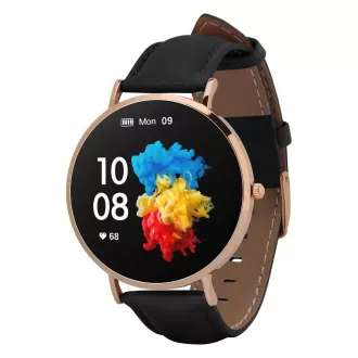 Garett Smartwatch Verona zlatá, černý řemínek - Použité Garett Smartwatch Verona zlatá, černý řemínek - Použité