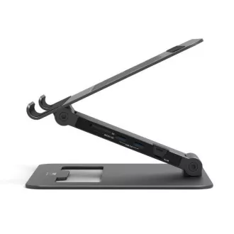 PORT dokovací stanice s natavitelným stojanem na notebook až pro 7 periferií přes USB-C, černá