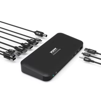 PORT dokovací stanice až pro 9 periferií přes USB-C, černá