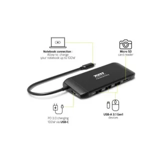 PORT dokovací stanice 8v1 s výkonem až 100 W PORT dokovací stanice 8v1 s výkonem až 100 W