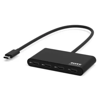 PORT hub USB-C s porty 3x USB-C 3.1 + 1x USB-C 100 W PD PORT hub USB-C s porty 3x USB-C 3.1 + 1x USB-C 100 W PD