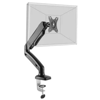 PORT držák na monitor na hranu stolu, VESA do 32", 1 rameno, šedá PORT držák na monitor na hranu stolu, VESA do 32", 1 rameno, šedá