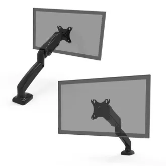 PORT držák na monitor na hranu stolu, VESA do 32", 1 rameno, šedá PORT držák na monitor na hranu stolu, VESA do 32", 1 rameno, šedá
