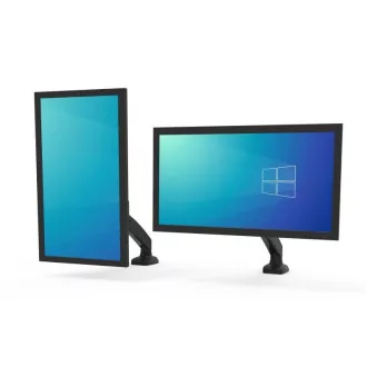 PORT držák na monitor na hranu stolu, VESA do 32", 1 rameno, šedá PORT držák na monitor na hranu stolu, VESA do 32", 1 rameno, šedá