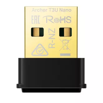 TP-Link Archer T3U Nano WiFi5 USB adapter (AC1300, 2, 4GHz/5GHz, USB2.0) TP-Link Archer T3U Nano WiFi5 USB adapter (AC1300, 2, 4GHz/5GHz, USB2.0)