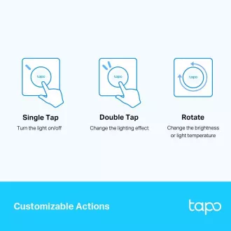 TP-Link Tapo S200D chytré tlačítko s montážním rámečkem TP-Link Tapo S200D chytré tlačítko s montážním rámečkem
