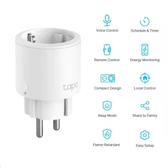 TP-Link Tapo P115(1-pack)(EU) chytrá WiFi mini zásuvka (3680W, 16A, 2, 4 GHz, BT) TP-Link Tapo P115(1-pack)(EU) chytrá WiFi mini zásuvka (3680W, 16A, 2, 4 GHz, BT)