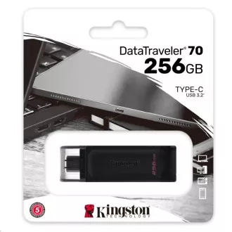 Kingston Flash Disk 256GB DataTraveler DT70 (USB-C) Kingston Flash Disk 256GB DataTraveler DT70 (USB-C)