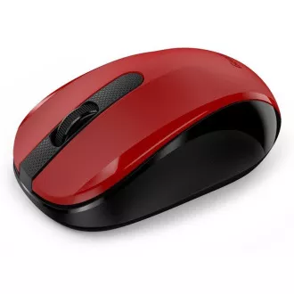 GENIUS myš NX-8008S/ 1200 dpi/ bezdrátová/ tichá/ BlueEye senzor/ červená