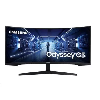 SAMSUNG MT LED LCD Gaming Monitor 34" Odyssey G55T -prohnutý, VA, 3440x1440, 1ms, 165Hz, HDMI, DisplayPort SAMSUNG MT LED LCD Gaming Monitor 34" Odyssey G55T -prohnutý, VA, 3440x1440, 1ms, 165Hz, HDMI, DisplayPort
