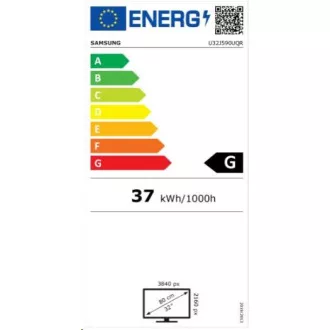 SAMSUNG MT LED LCD Monitor 32"32J590UQRXEN-plochý, VA, 3840x2160, 4ms, 60Hz, HDMI, DisplayPort