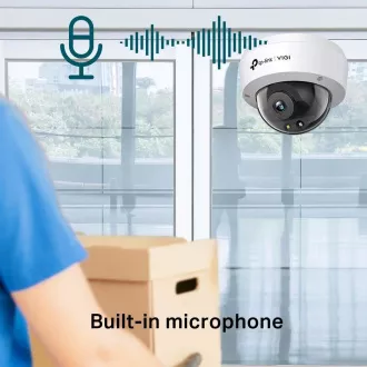 TP-Link VIGI C240(2.8mm), 4MP, Dome, PoE, IR 30m, Micro SD card TP-Link VIGI C240(2.8mm), 4MP, Dome, PoE, IR 30m, Micro SD card