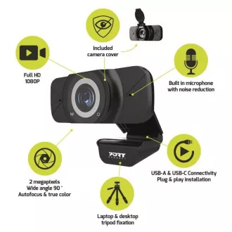 PORT USB kamera Webcam, Full HD 1080P PORT USB kamera Webcam, Full HD 1080P