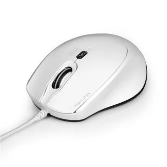 PORT optická myš SILENT, USB-A/USB-C, 3600 DPI, bílá PORT optická myš SILENT, USB-A/USB-C, 3600 DPI, bílá