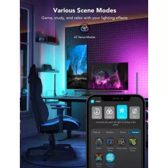 Govee Smart Gaming WiFi LED Panely + Smart Dual ovladač Govee Smart Gaming WiFi LED Panely + Smart Dual ovladač
